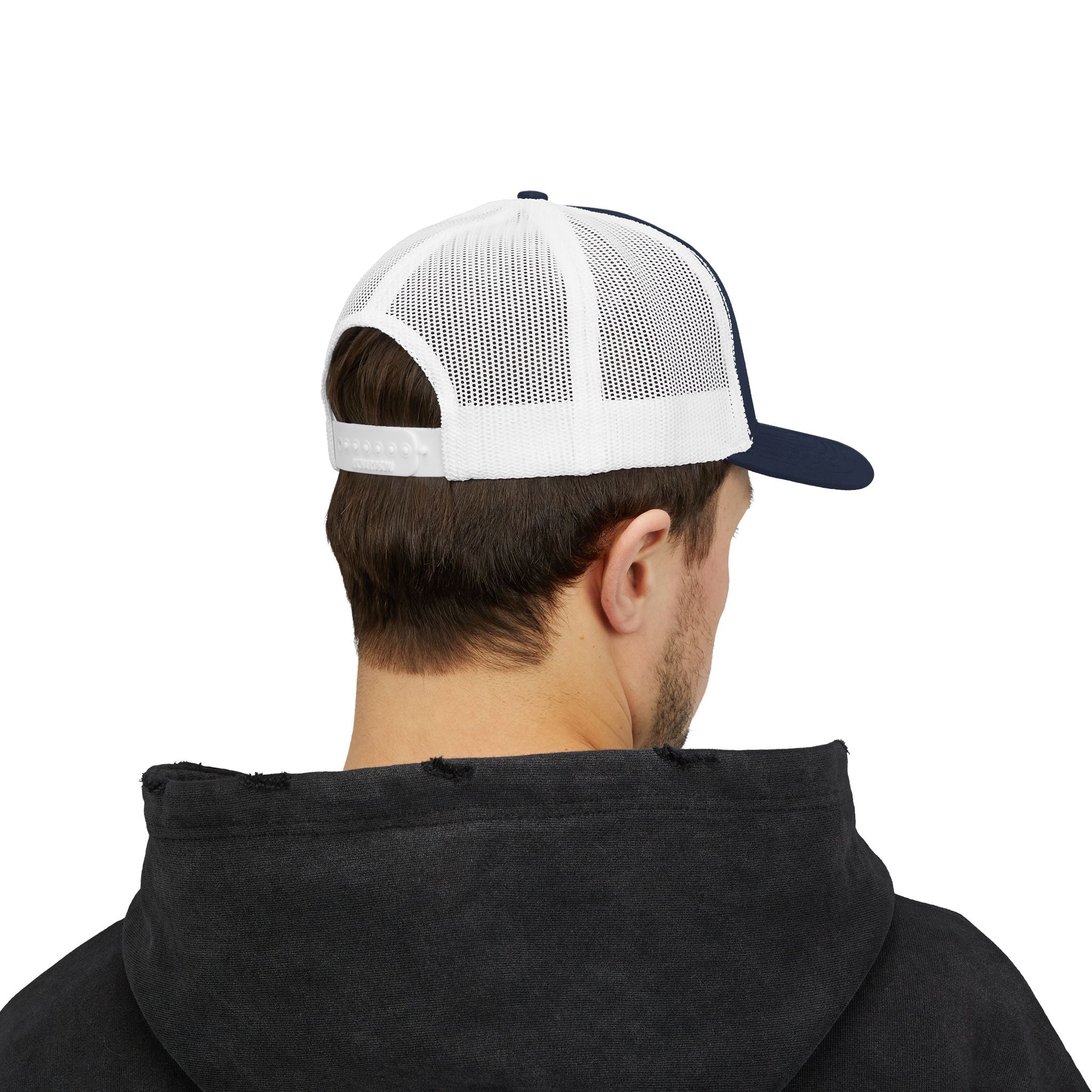Antler Alley deer and mountain logo Snapback Cap | Trucker hat