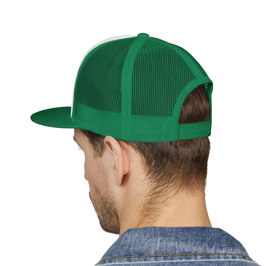 Mountains Embroidered Trucker Cap | Outdoor Hiking Patch