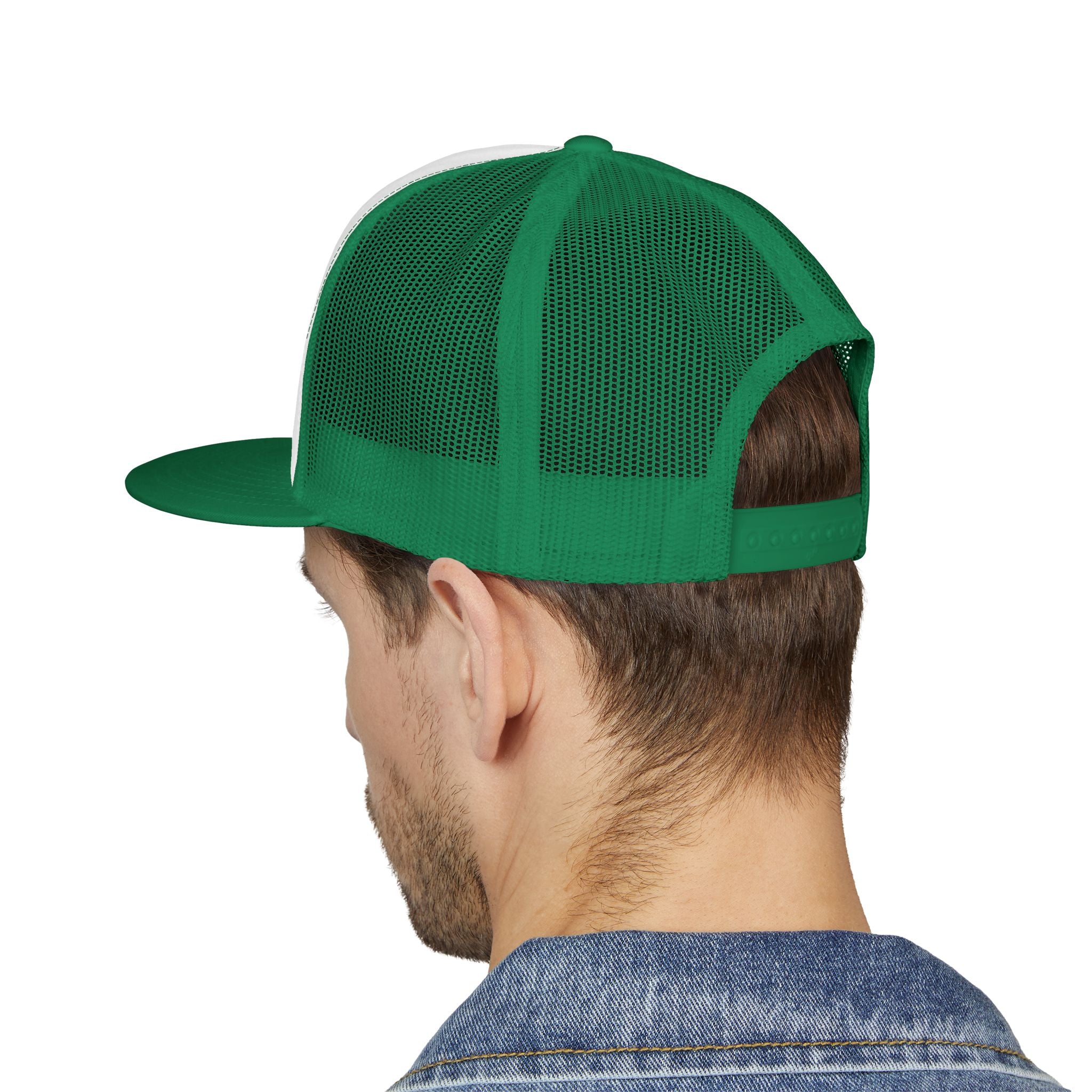Mountains Embroidered Trucker Cap | Outdoor Hiking Patch