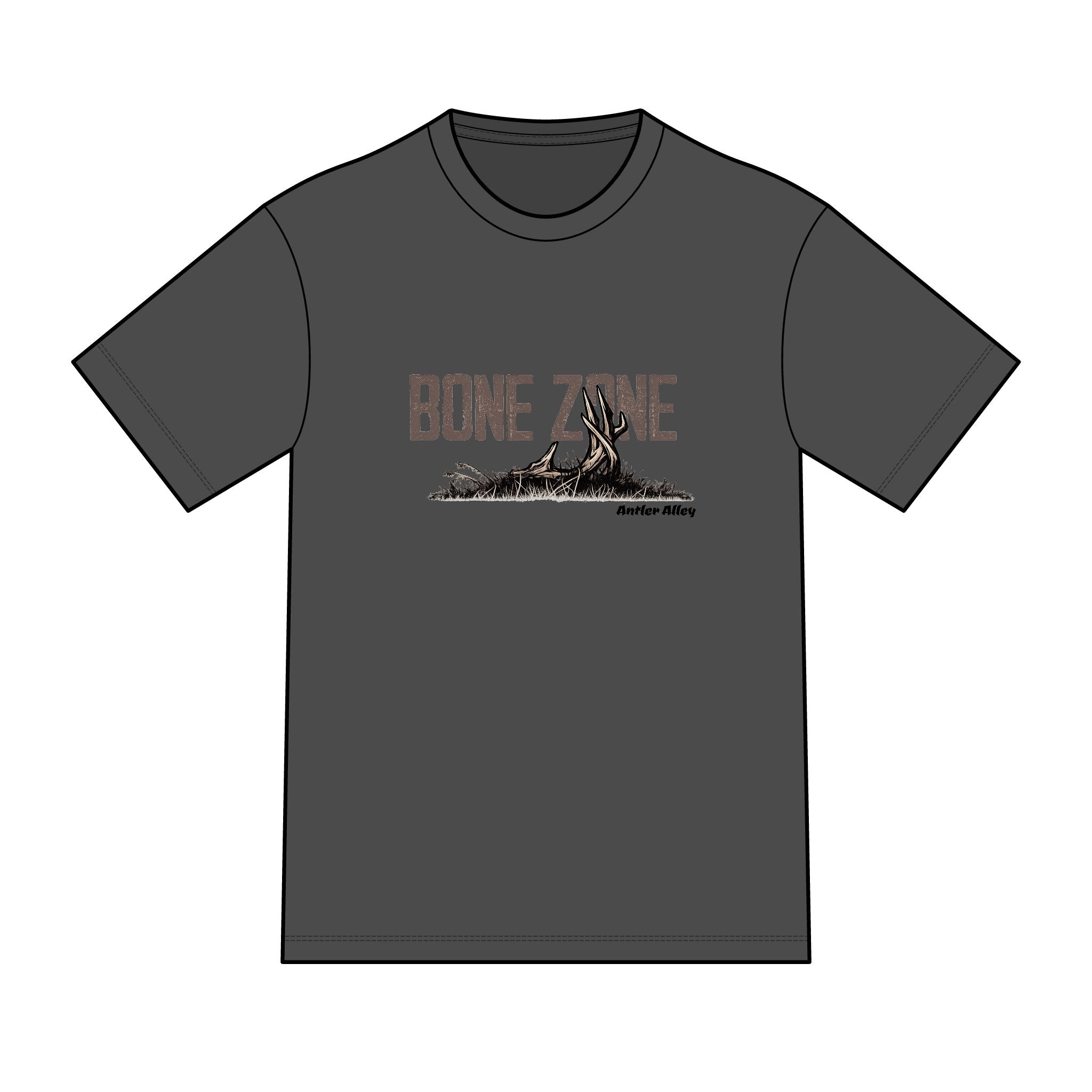 Bone Zone T-Shirt — Outdoor Hunting Skull Graphic Tee