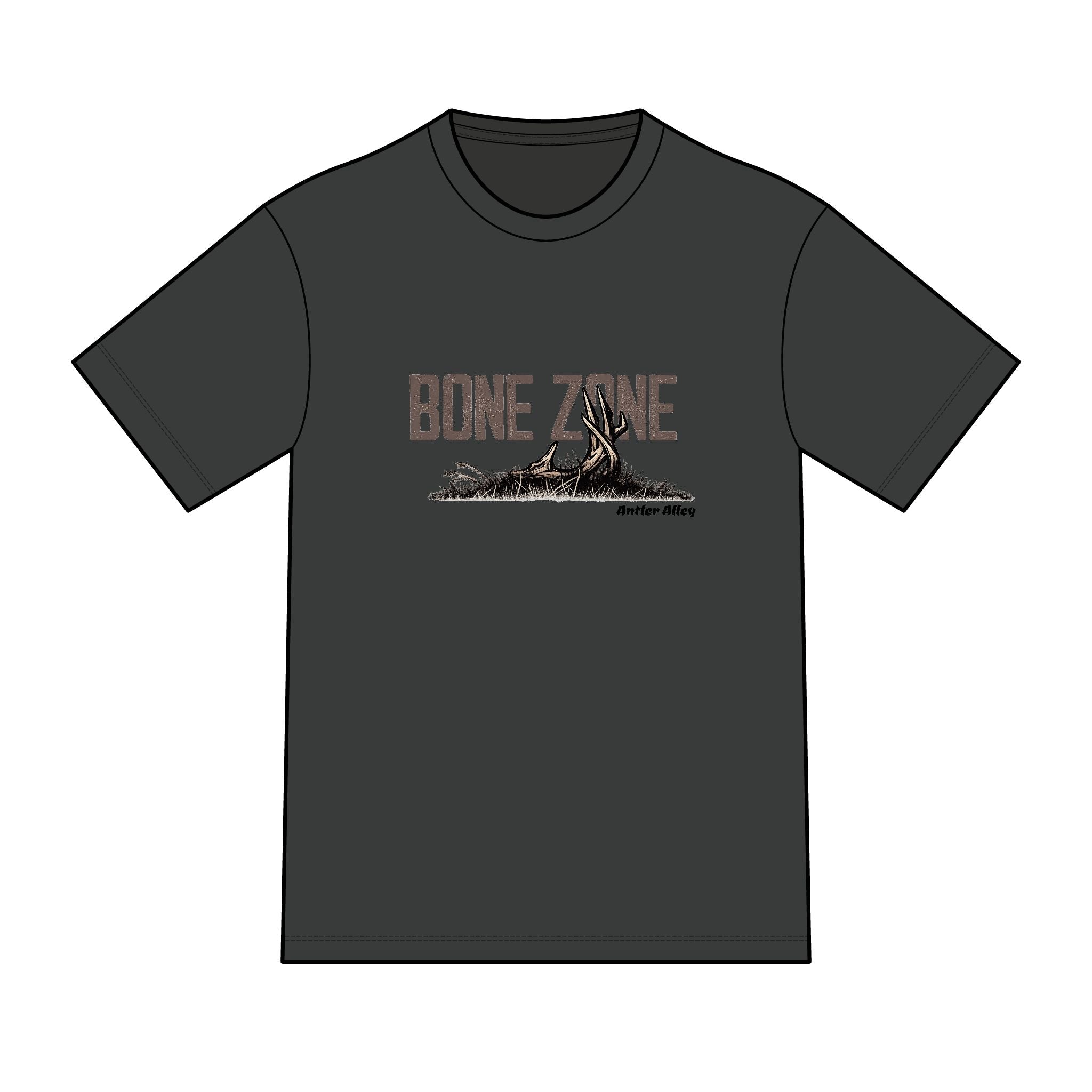 Bone Zone T-Shirt — Outdoor Hunting Skull Graphic Tee
