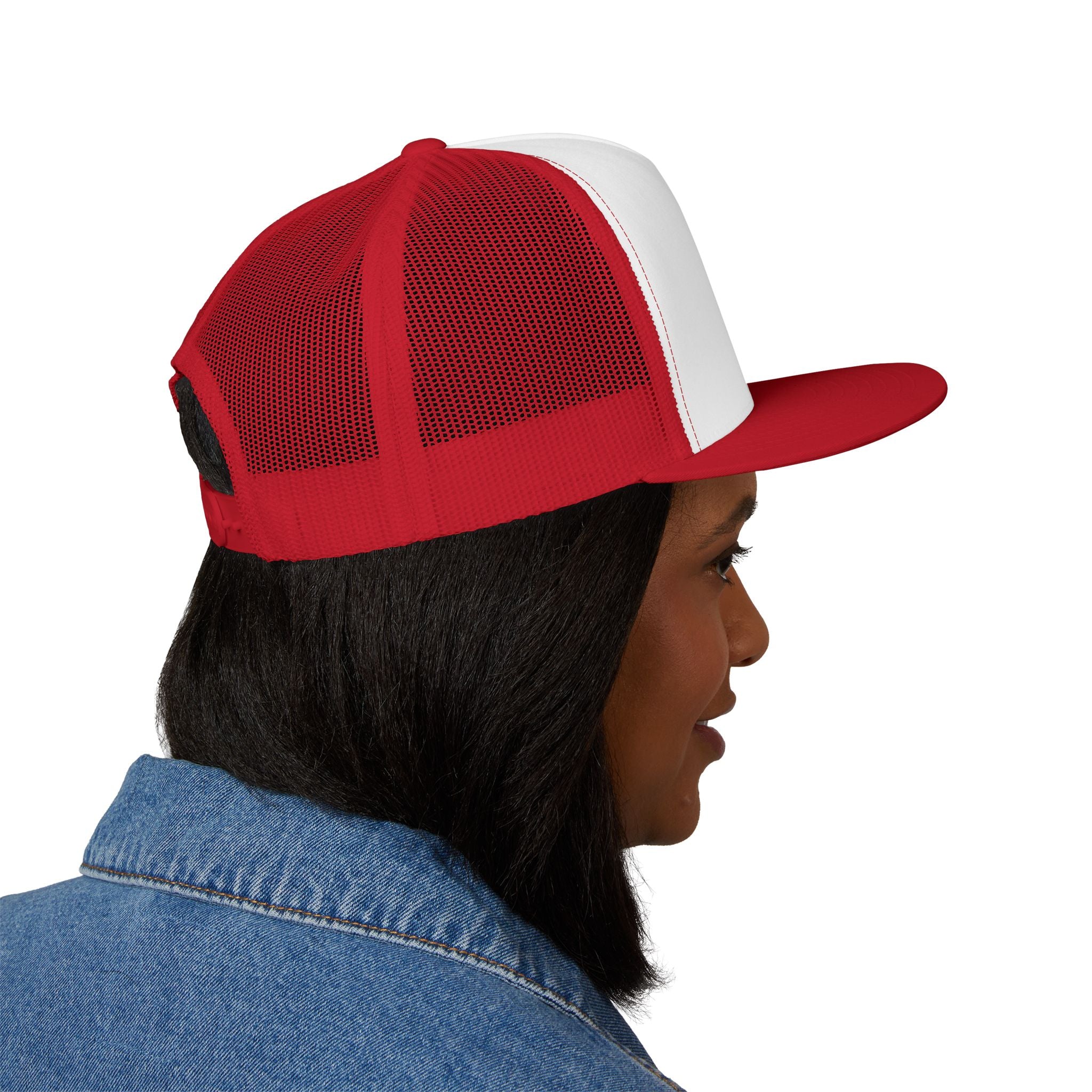 Mountains Embroidered Trucker Cap | Outdoor Hiking Patch