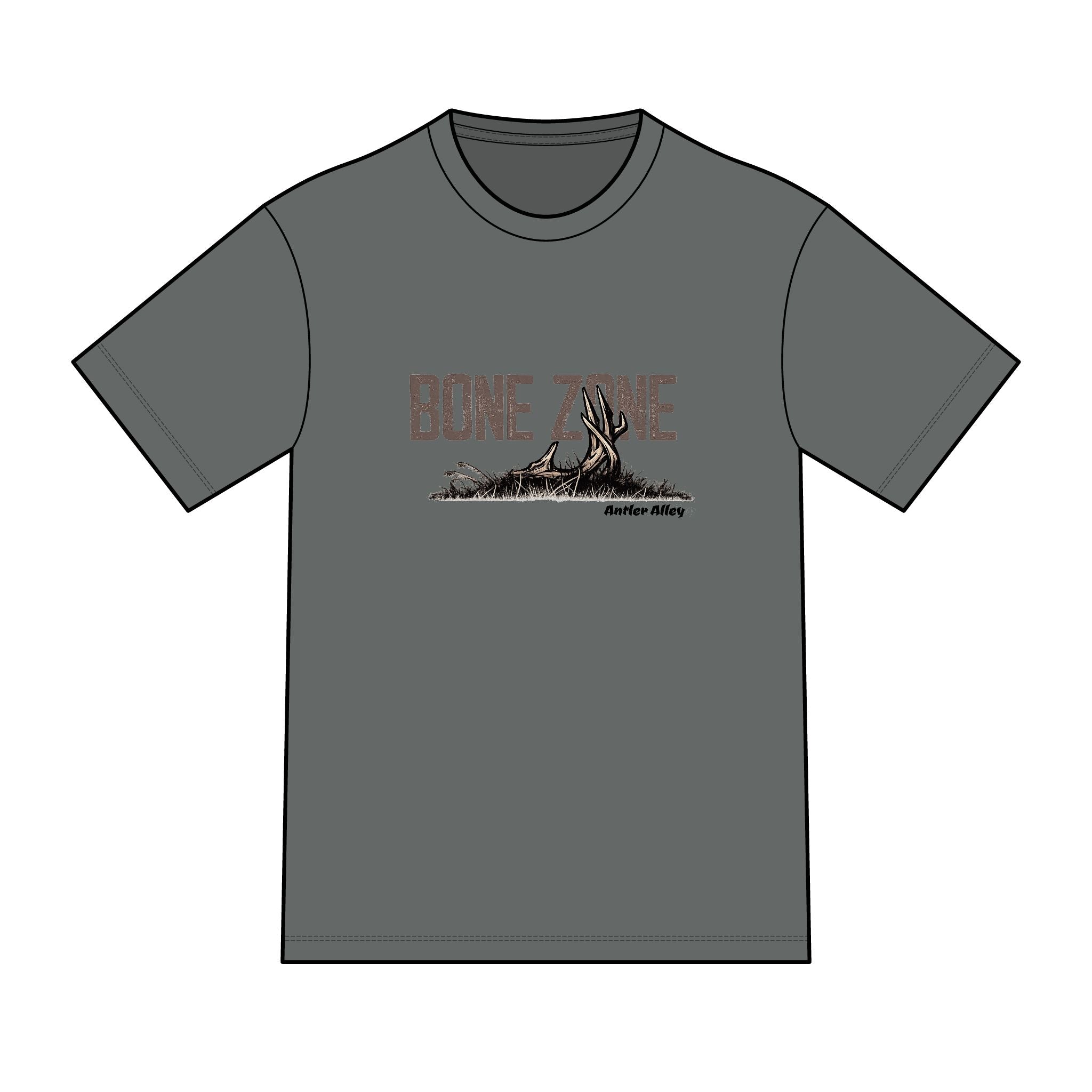 Bone Zone T-Shirt — Outdoor Hunting Skull Graphic Tee