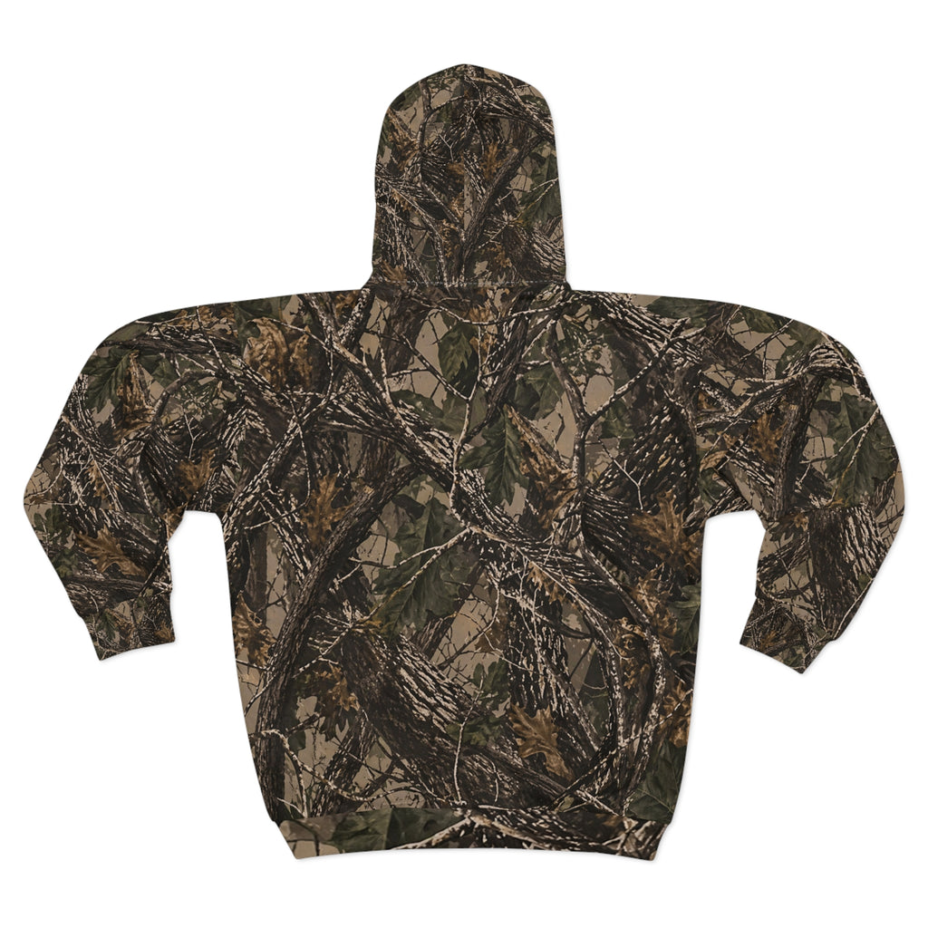 Camo Zip Hoodie — Realtree-Style Full-Zip Hooded Jacket