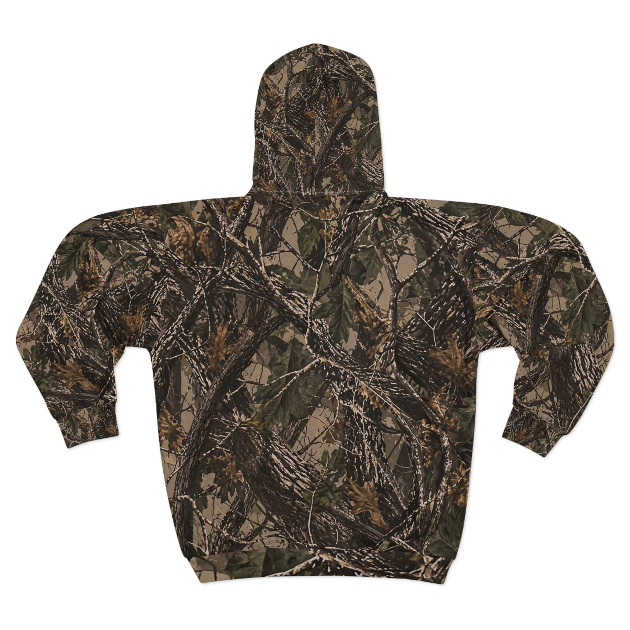 Camo Zip Hoodie — Realtree-Style Full-Zip Hooded Jacket