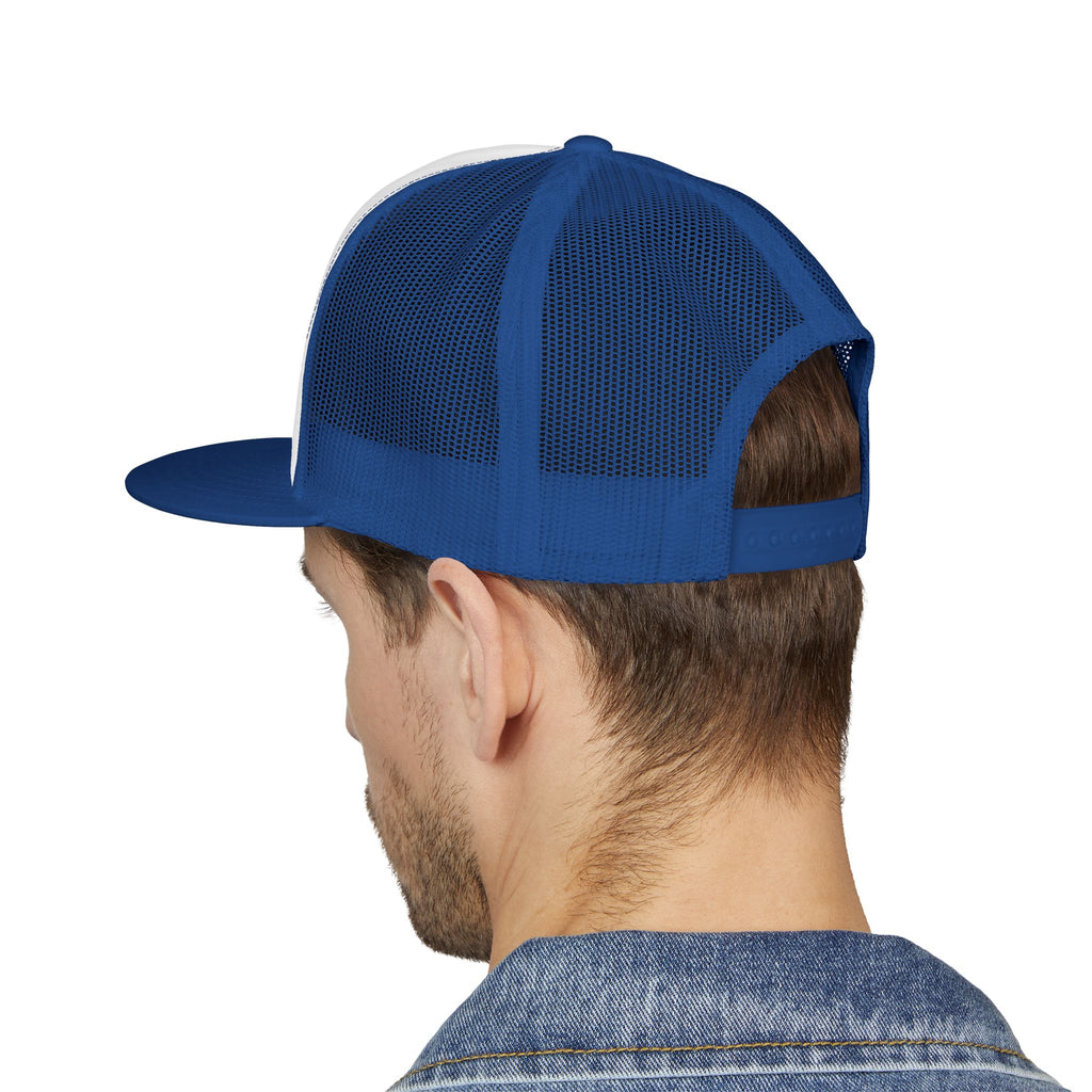 Mountains Embroidered Trucker Cap | Outdoor Hiking Patch