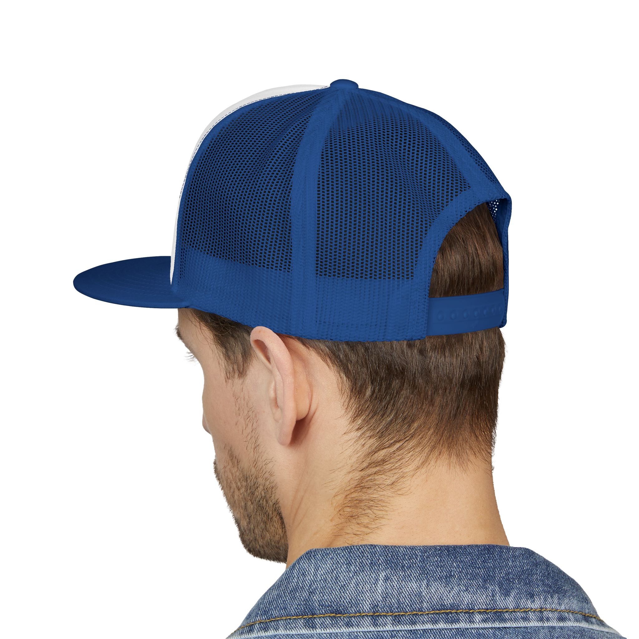 Mountains Embroidered Trucker Cap | Outdoor Hiking Patch