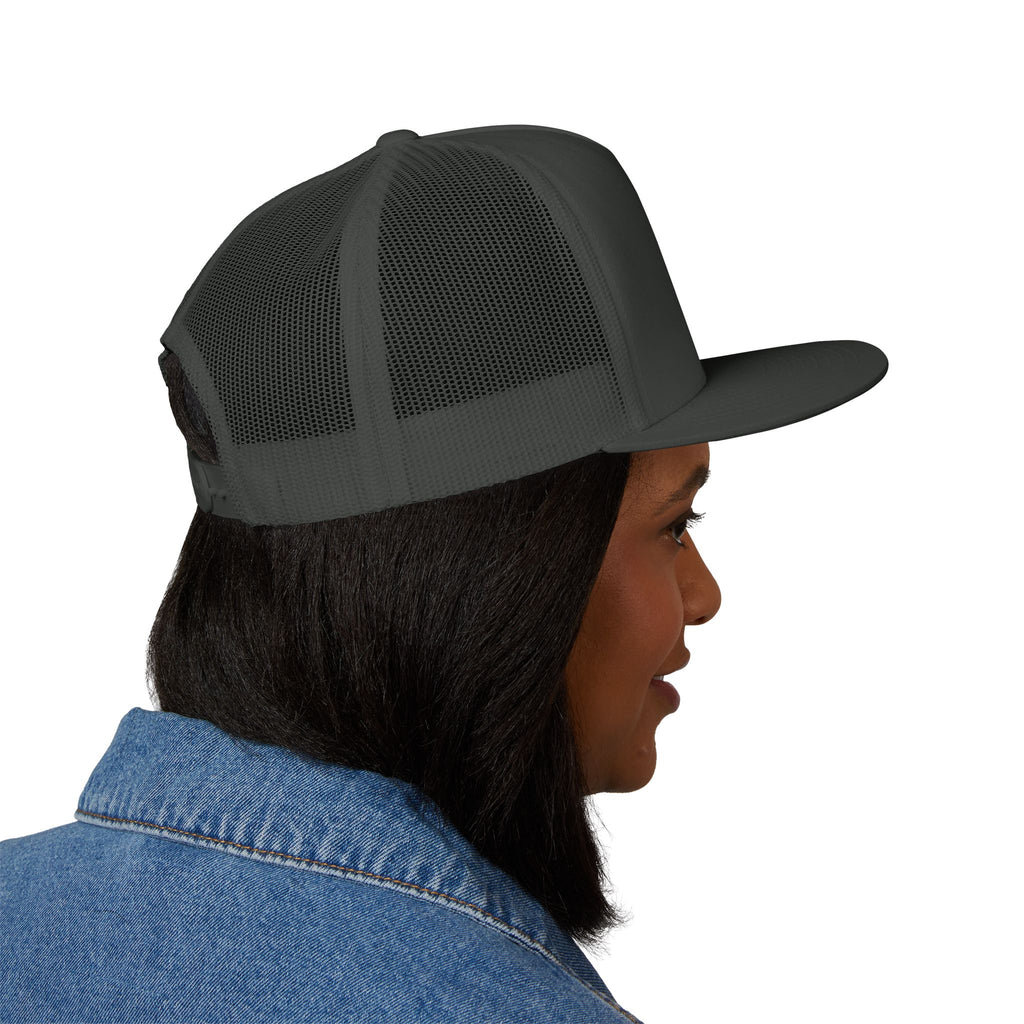 Mountains Embroidered Trucker Cap | Outdoor Hiking Patch