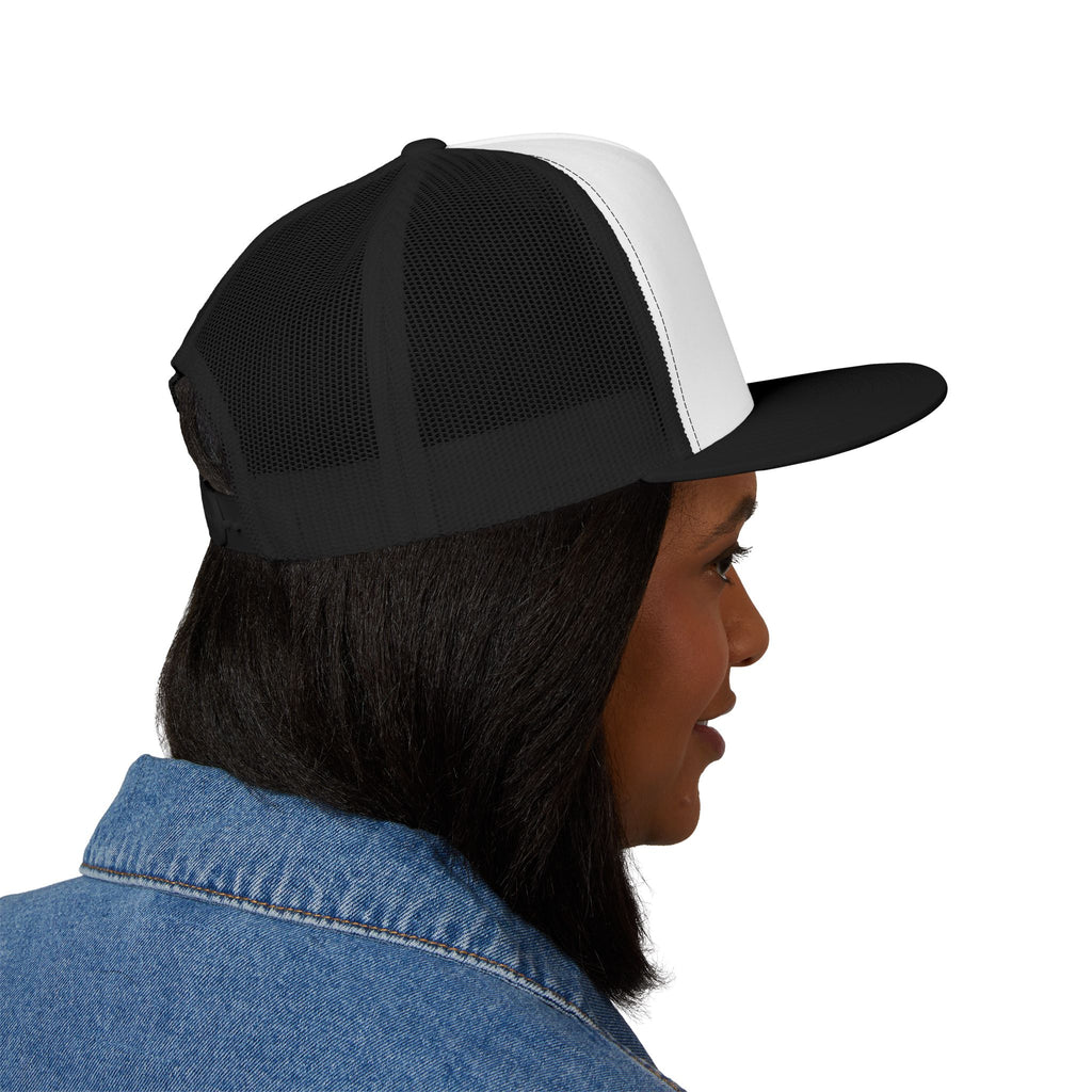 Mountains Embroidered Trucker Cap | Outdoor Hiking Patch