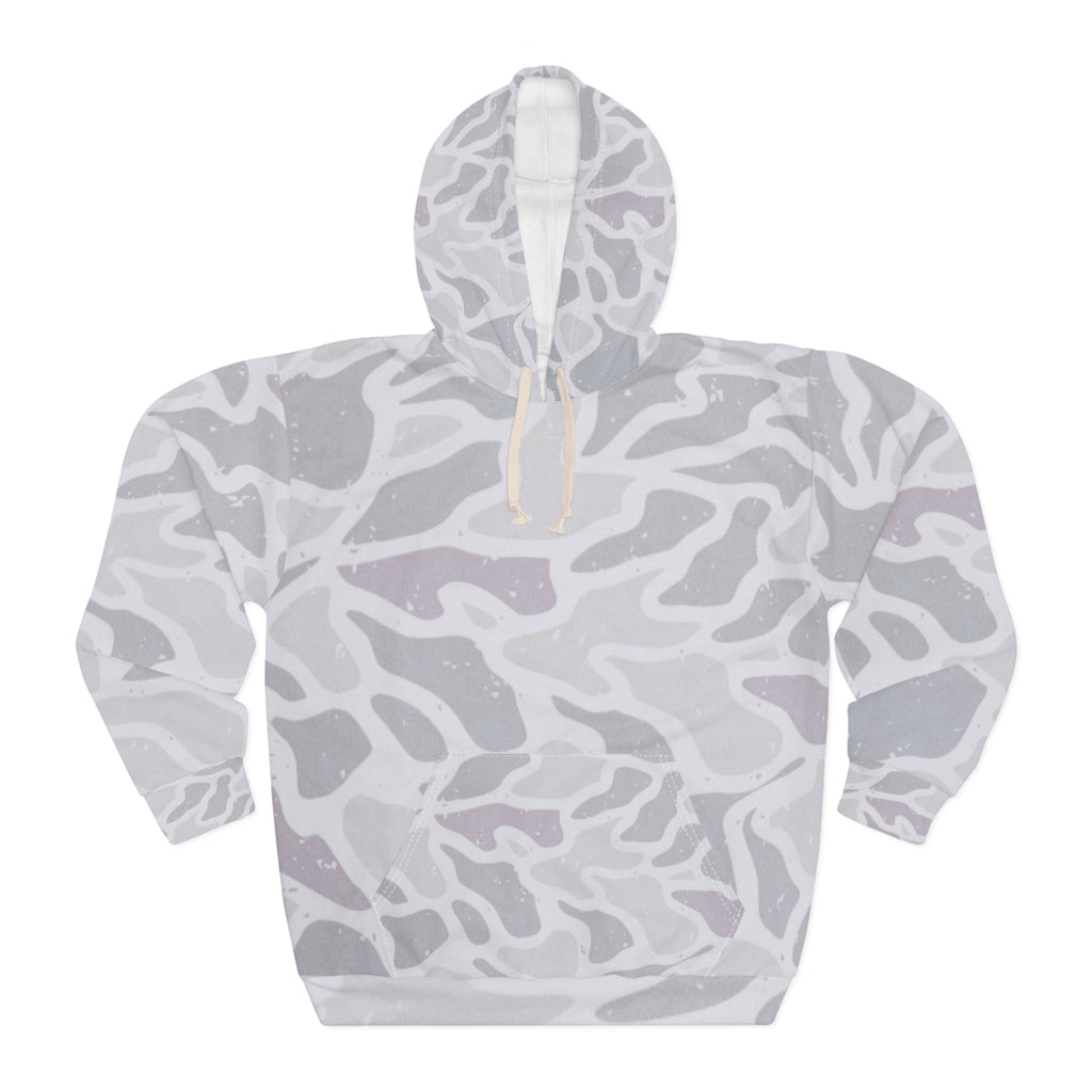Deer Camouflage Hoodie – Vintage Buck Graphic All-Over Print Pullover