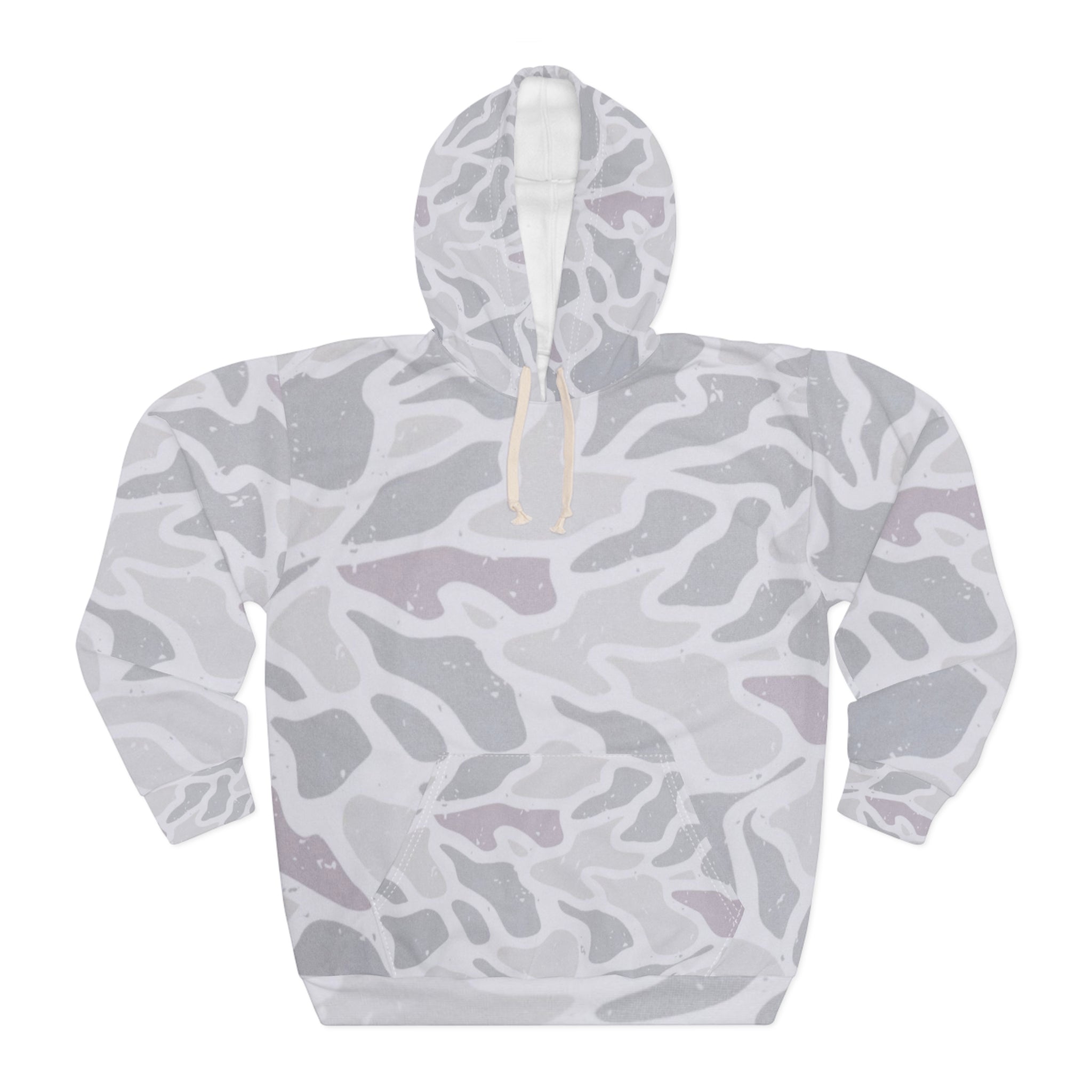 Deer Camouflage Hoodie – Vintage Buck Graphic All-Over Print Pullover