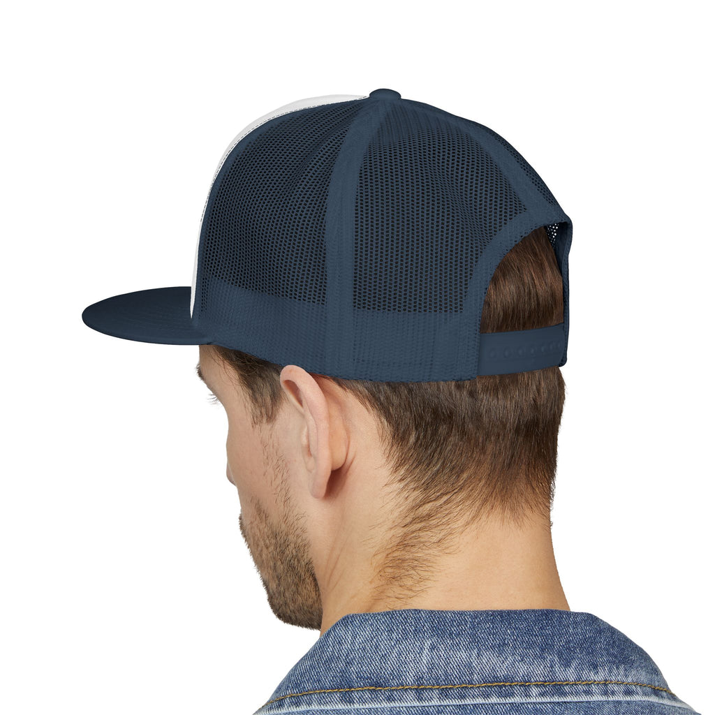 Mountains Embroidered Trucker Cap | Outdoor Hiking Patch