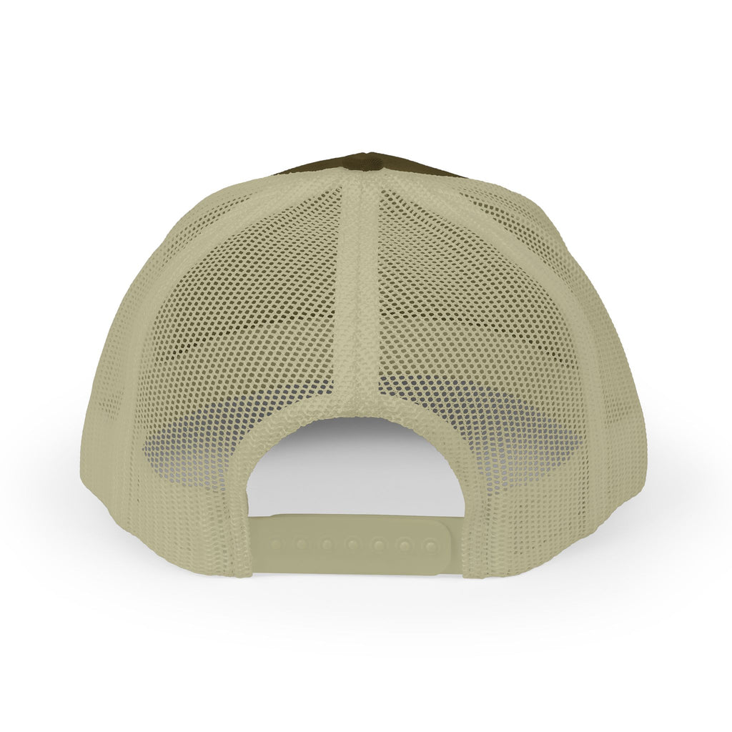 Antler Alley deer and mountain logo Snapback Cap | Trucker hat