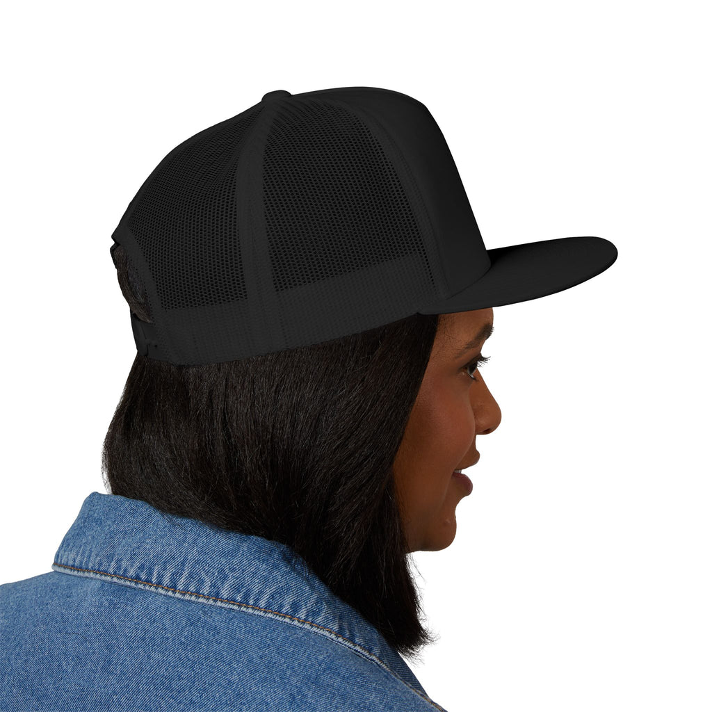 Mountains Embroidered Trucker Cap | Outdoor Hiking Patch