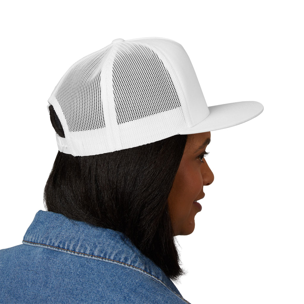 Mountains Embroidered Trucker Cap | Outdoor Hiking Patch