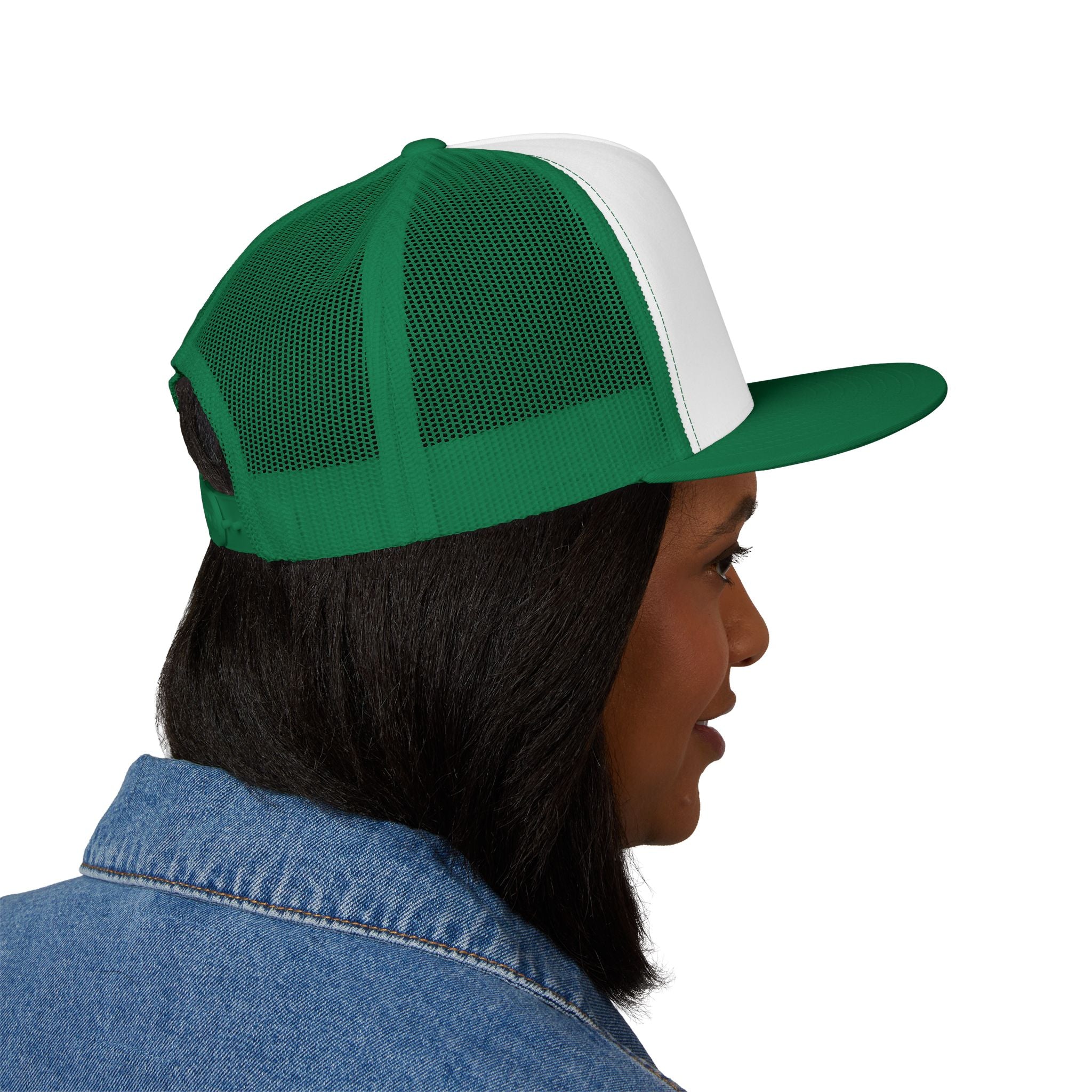 Mountains Embroidered Trucker Cap | Outdoor Hiking Patch