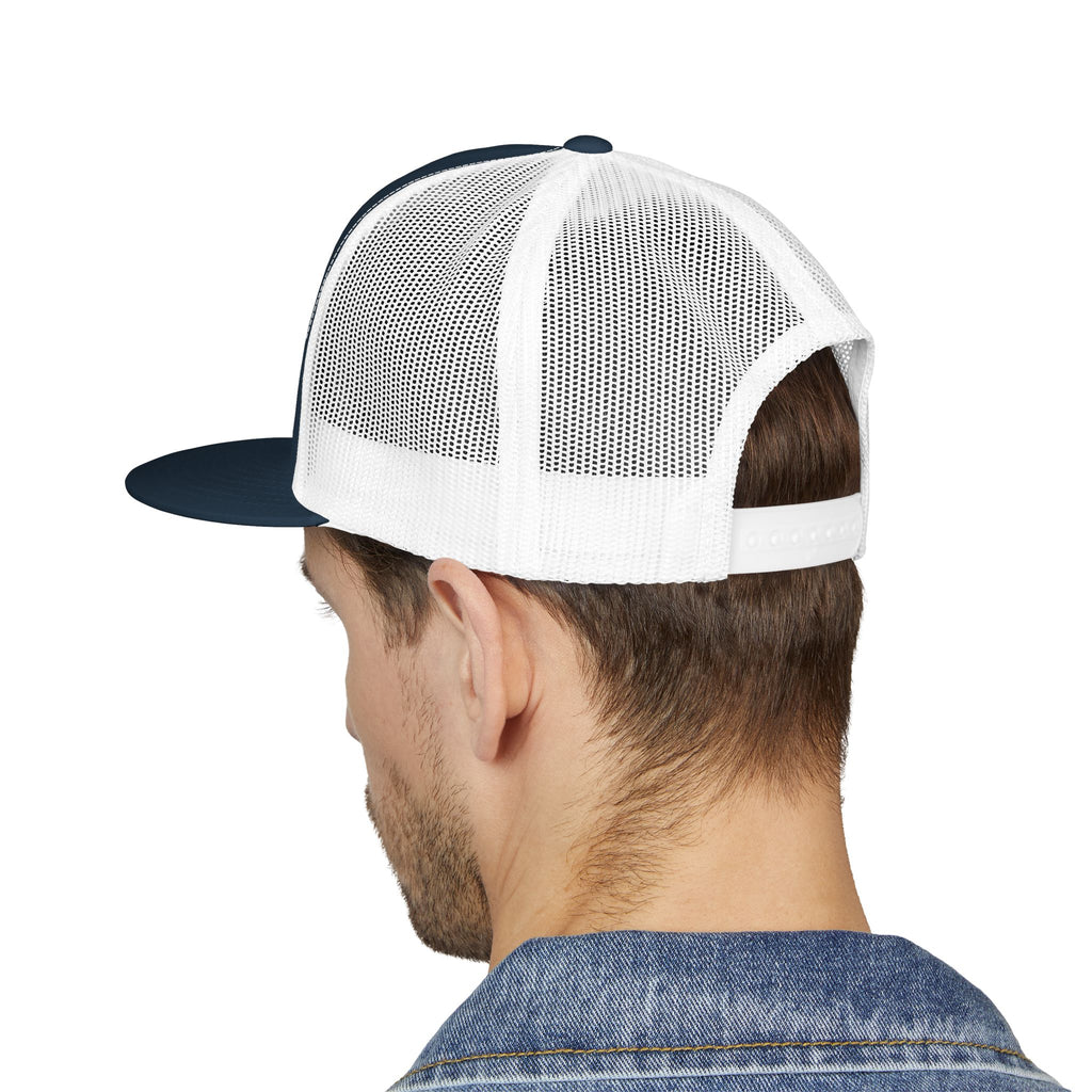 Mountains Embroidered Trucker Cap | Outdoor Hiking Patch