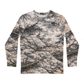 Camouflage Long Sleeve Shirt — All-Over Forest Camo Print