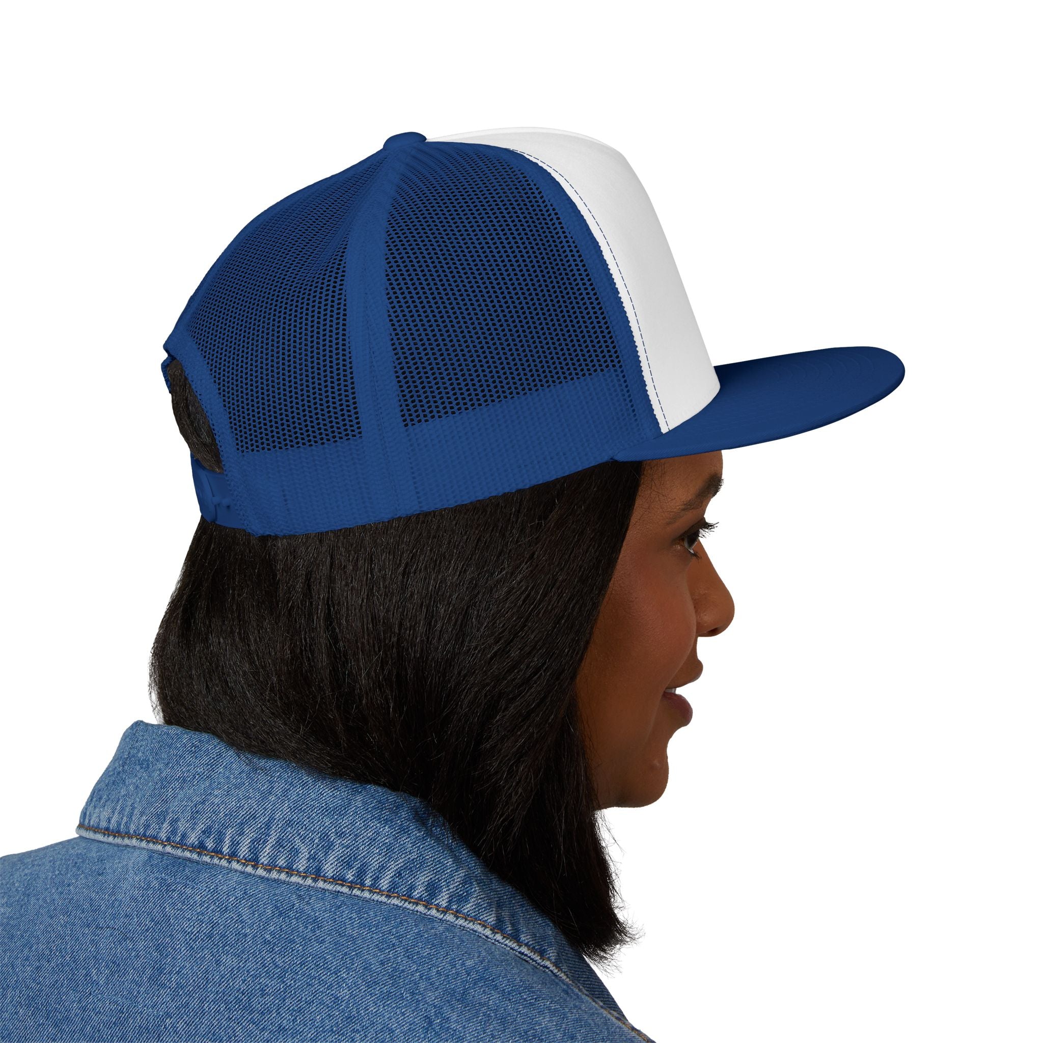 Mountains Embroidered Trucker Cap | Outdoor Hiking Patch