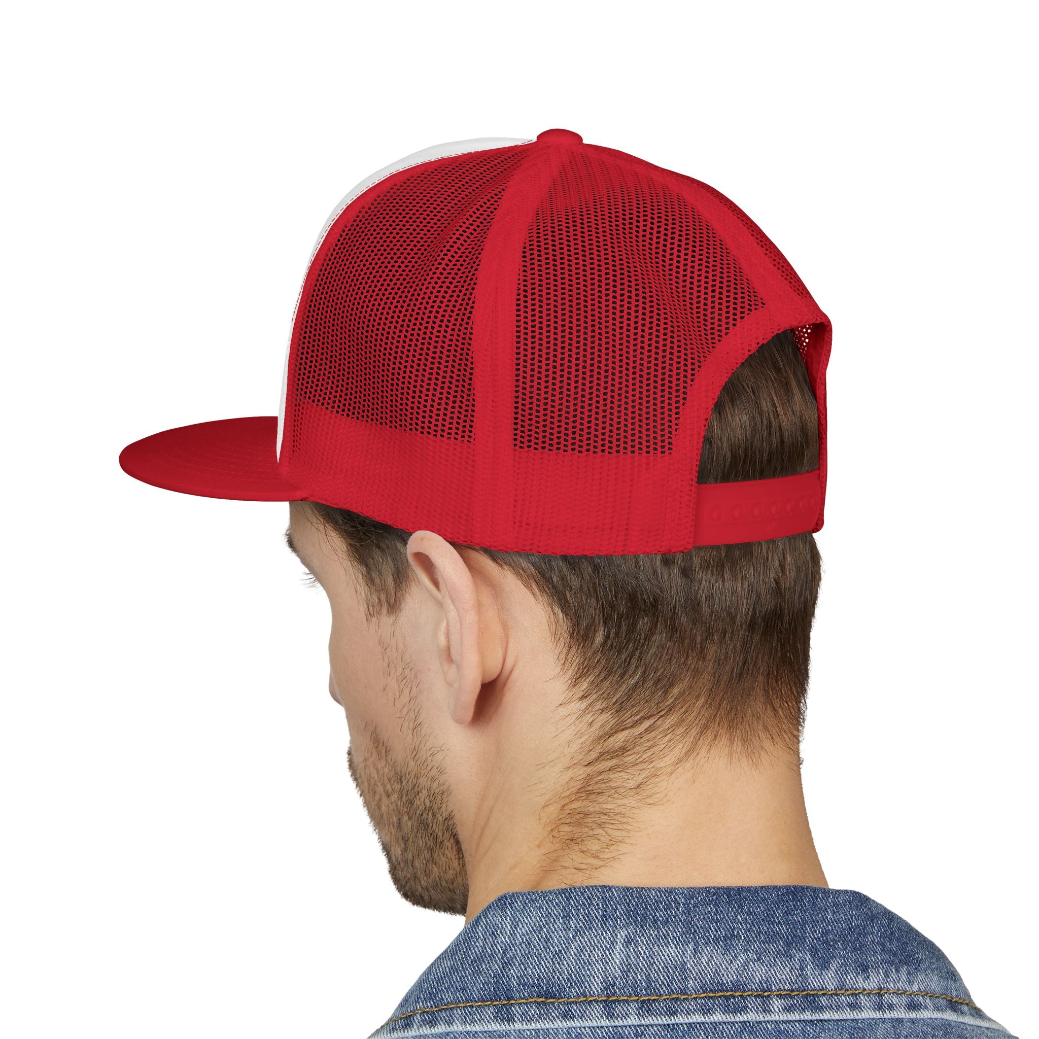 Mountains Embroidered Trucker Cap | Outdoor Hiking Patch