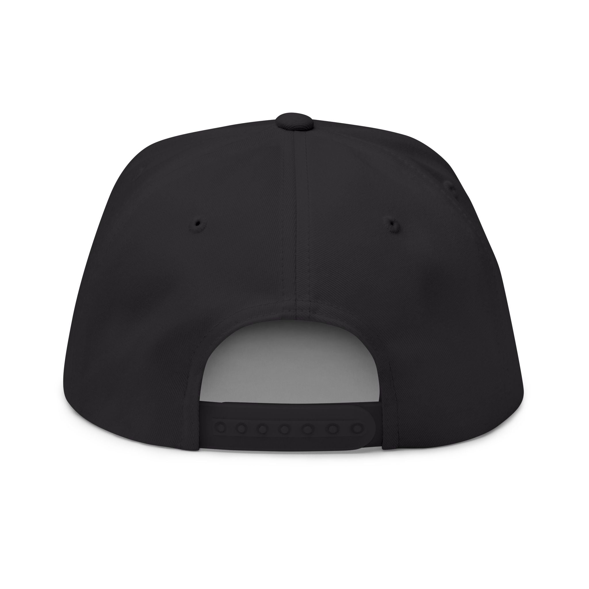 Antler Alley Cabin Logo Flat Bill Cap | Embroidered Snapback Hat