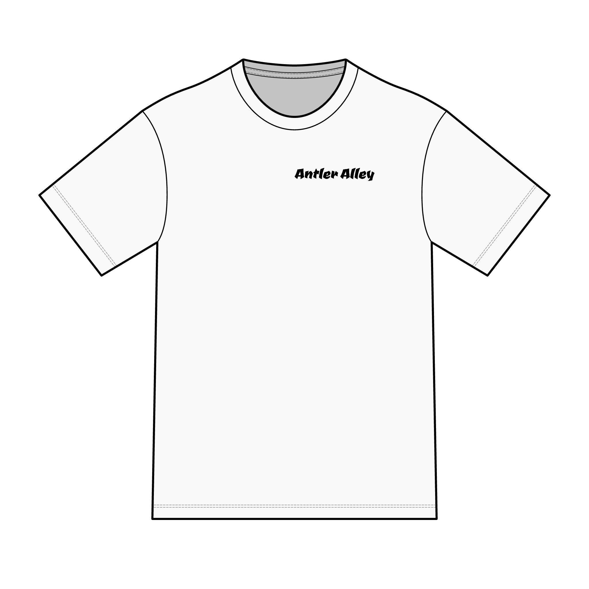 Antler Alley American Flag Tee - Men's Hunting Graphic T-Shirt