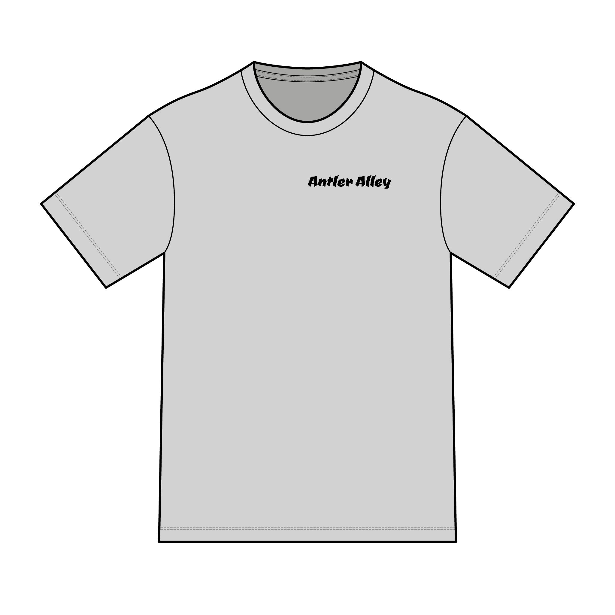 Antler Alley American Flag Tee - Men's Hunting Graphic T-Shirt