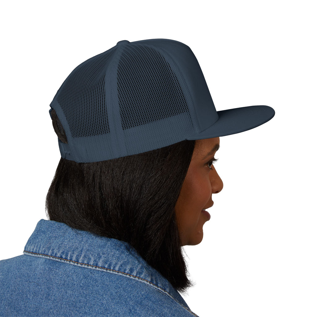 Mountains Embroidered Trucker Cap | Outdoor Hiking Patch