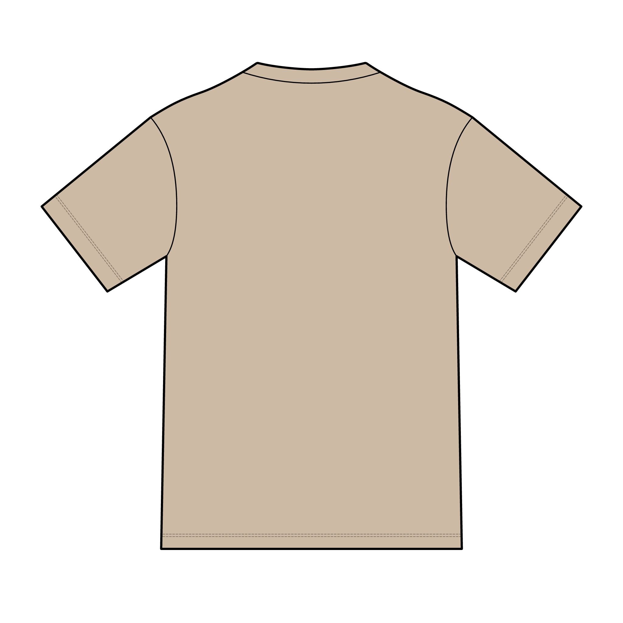 Fresh Brown shed antler T-Shirt — Sunset Beach Graphic Tee