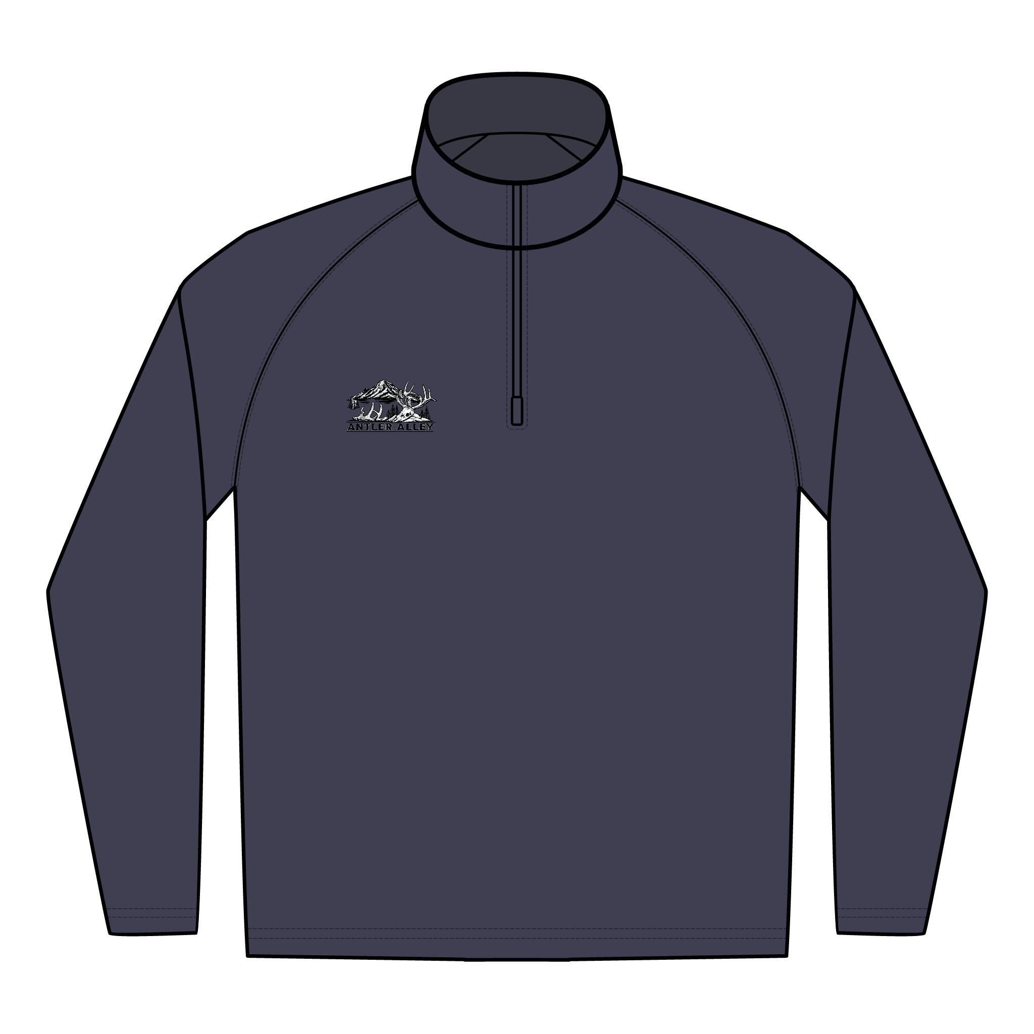 Embroidered Quarter-Zip Pullover — Men’s Sport-Wick Stretch