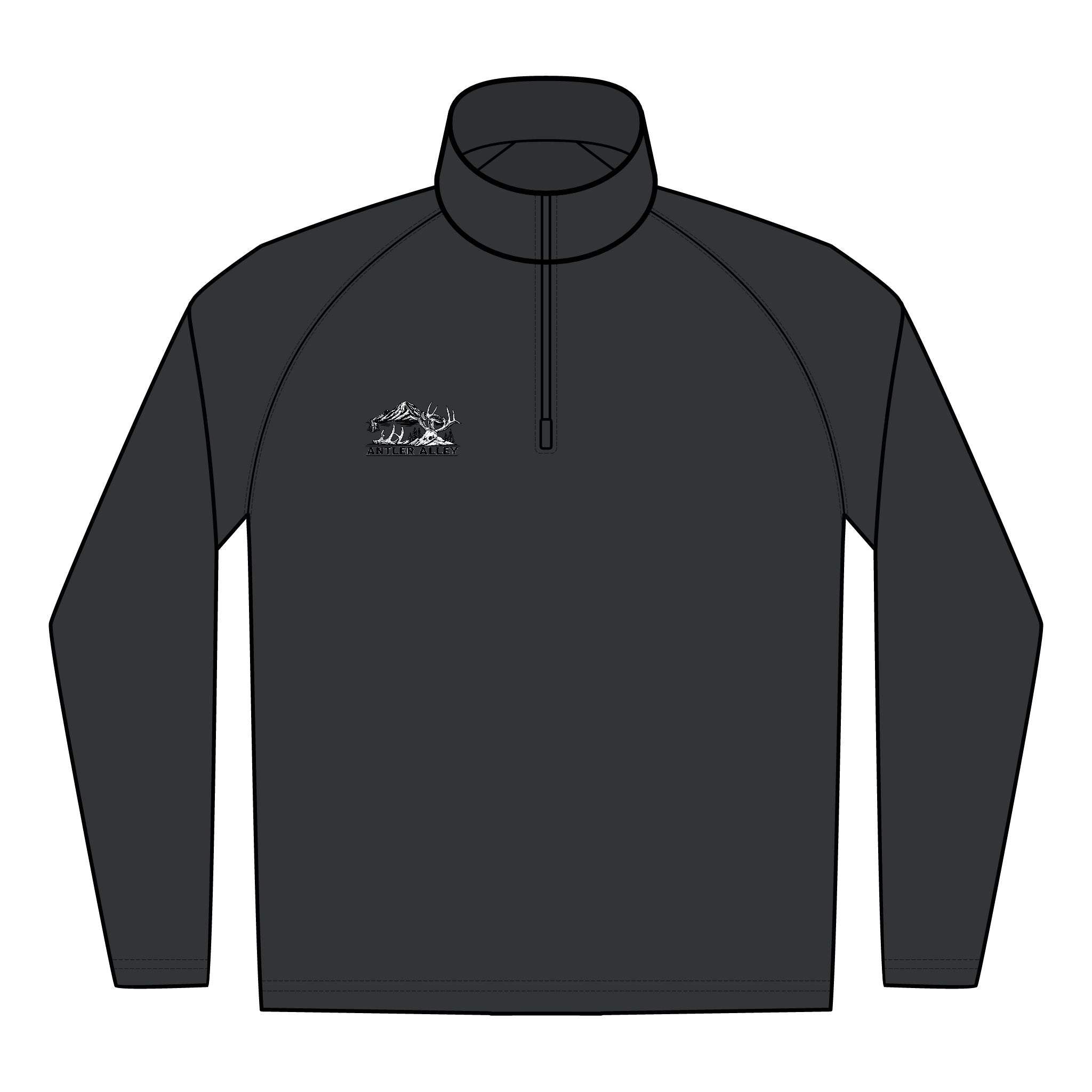 Embroidered Quarter-Zip Pullover — Men’s Sport-Wick Stretch