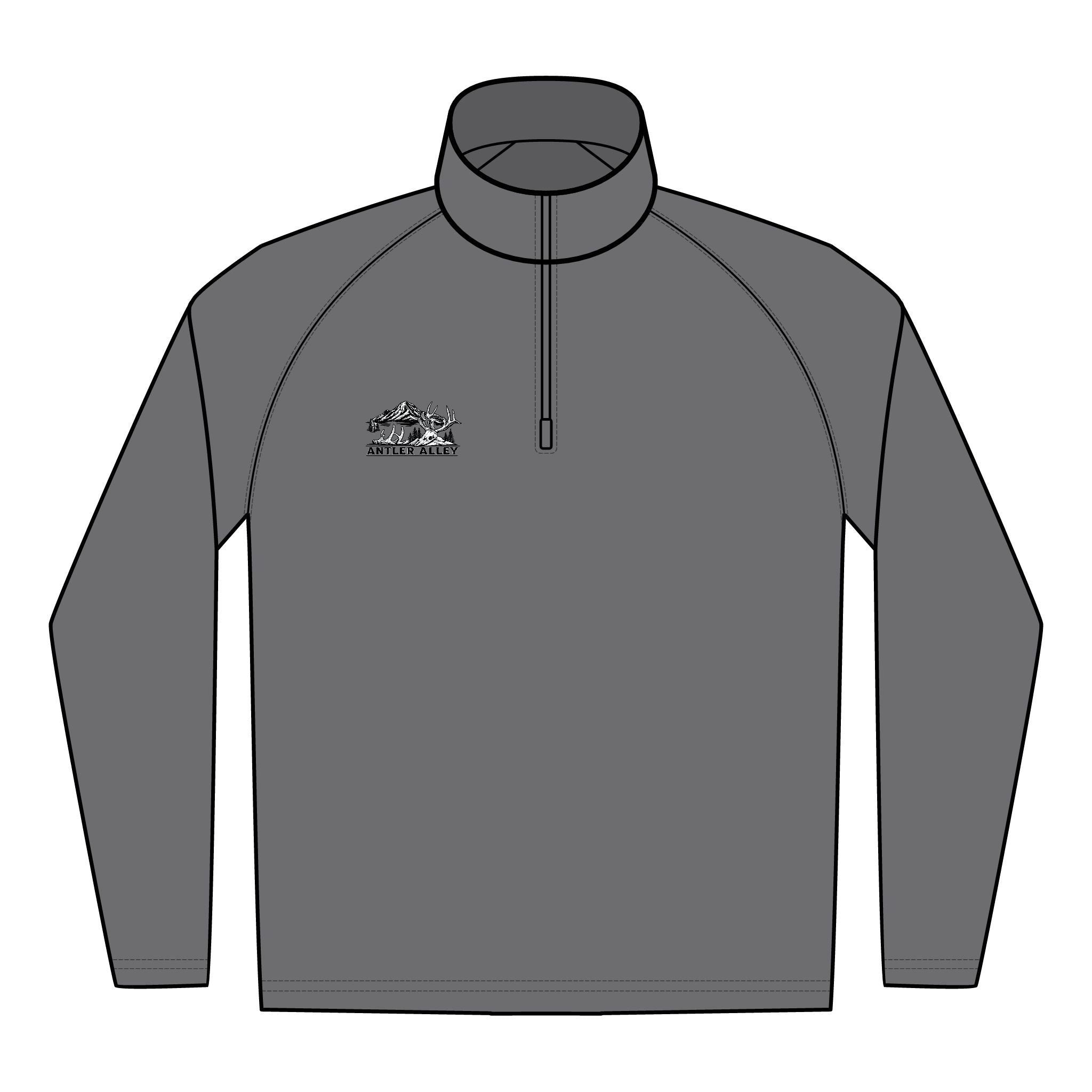 Embroidered Quarter-Zip Pullover — Men’s Sport-Wick Stretch