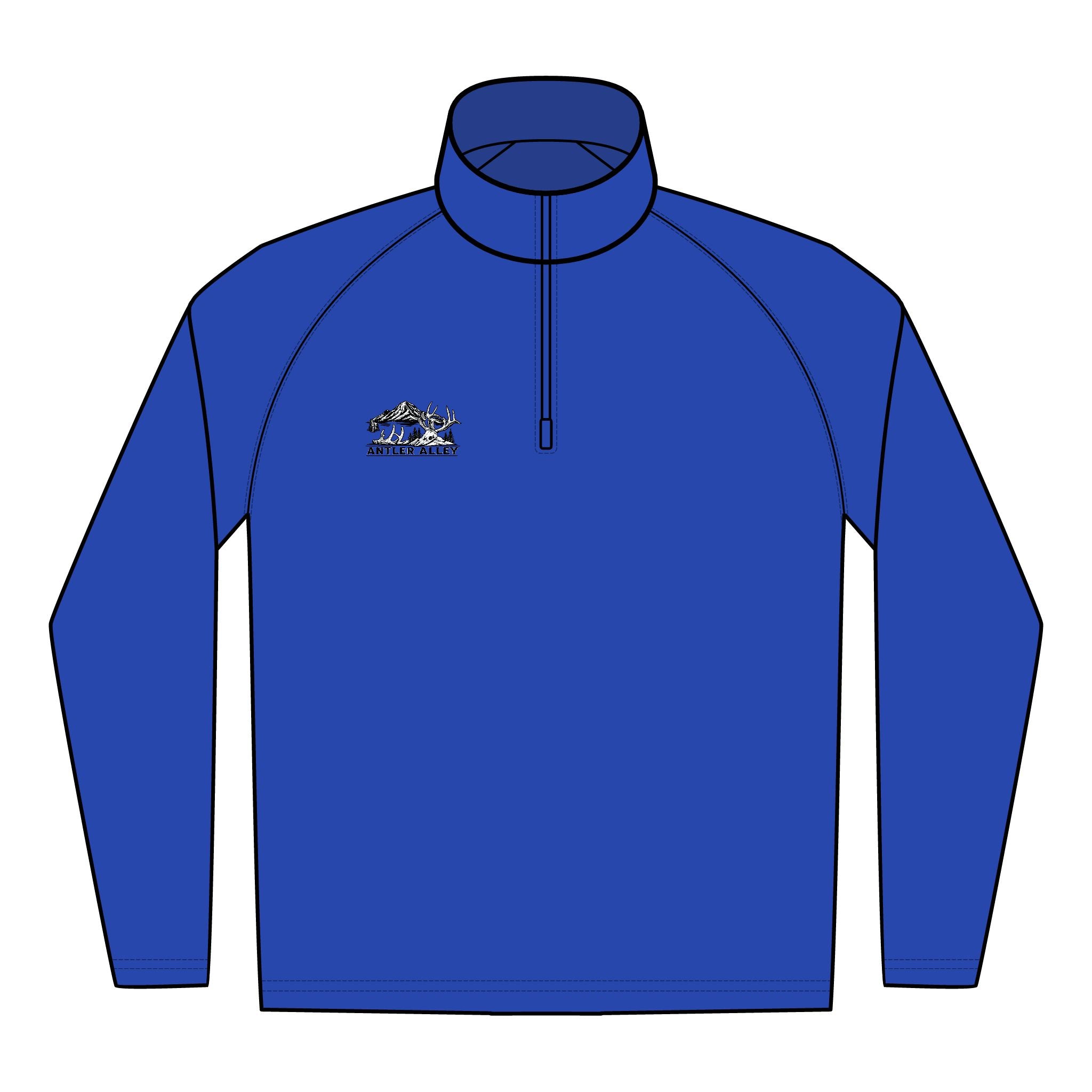 Embroidered Quarter-Zip Pullover — Men’s Sport-Wick Stretch