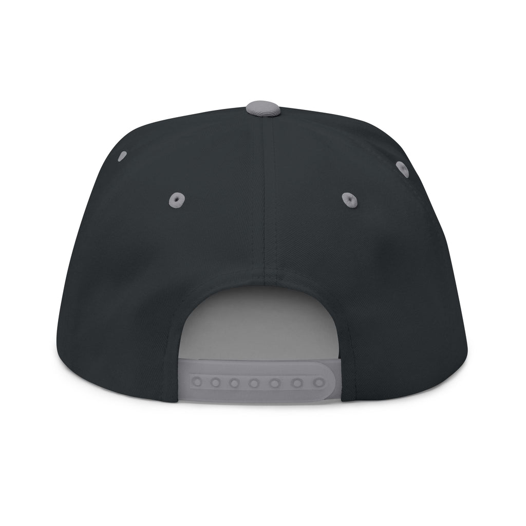 Antler Alley Cabin Logo Flat Bill Cap | Embroidered Snapback Hat