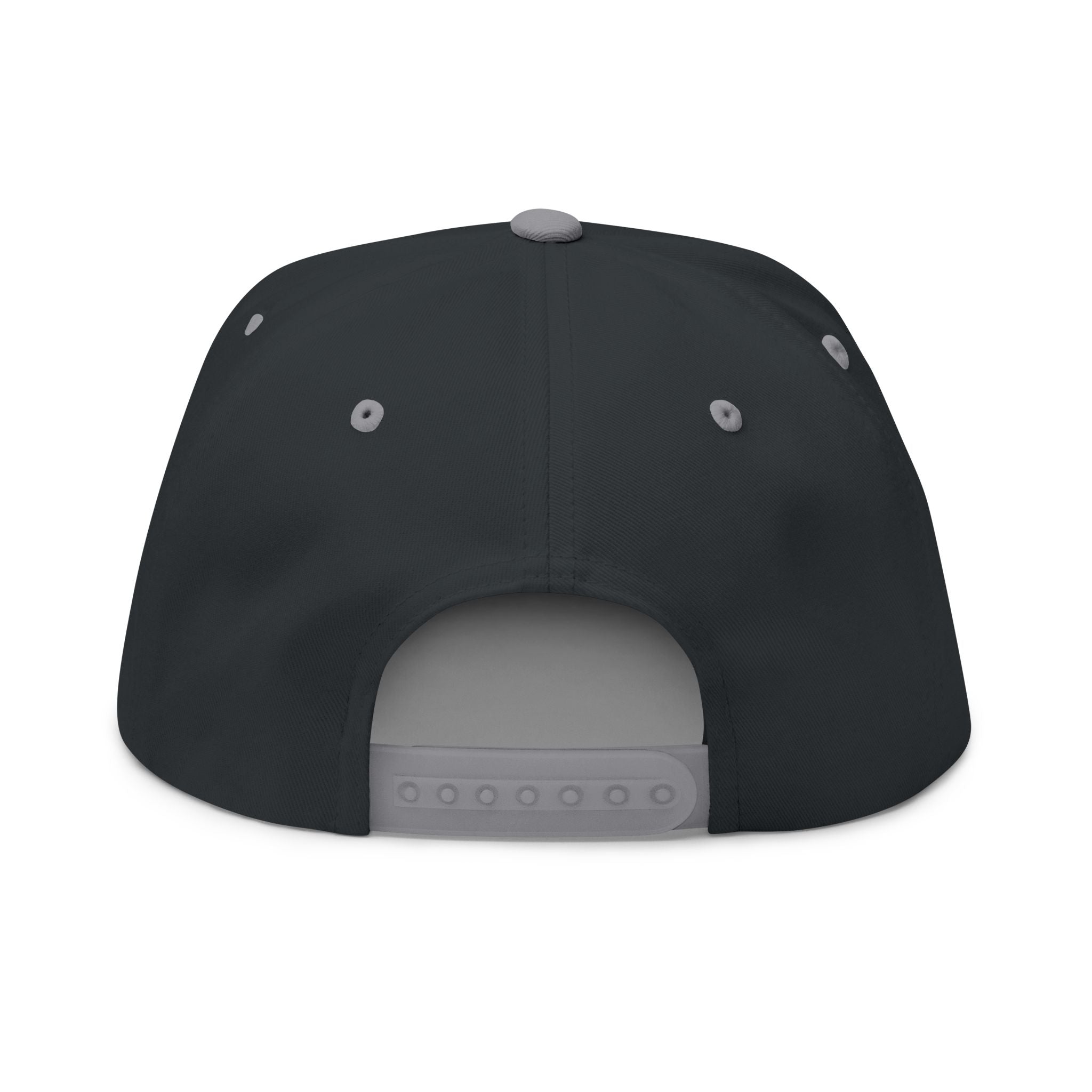 Antler Alley Cabin Logo Flat Bill Cap | Embroidered Snapback Hat