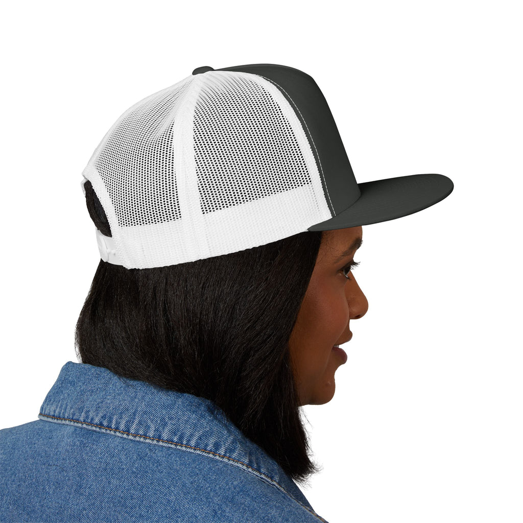 Mountains Embroidered Trucker Cap | Outdoor Hiking Patch