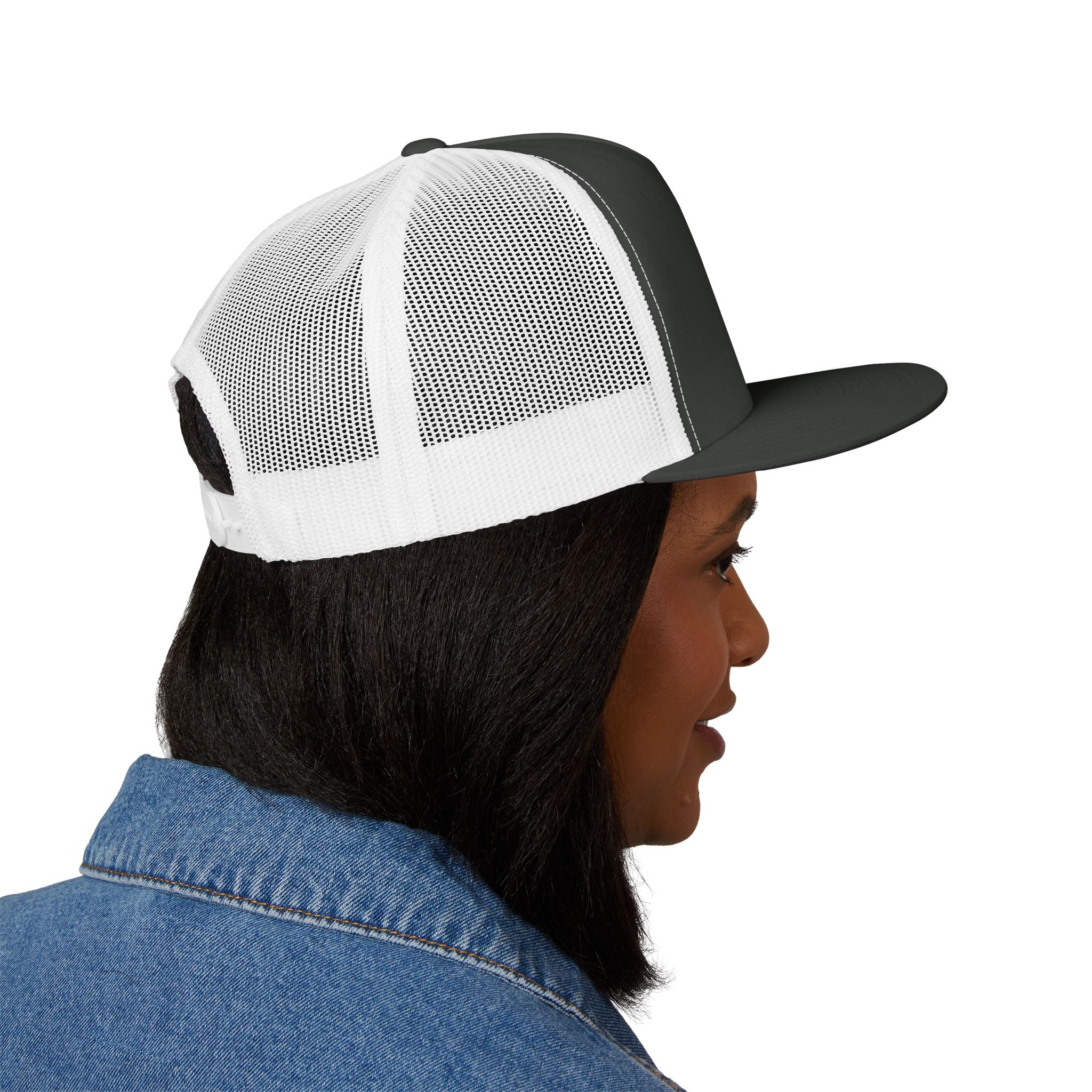 Mountains Embroidered Trucker Cap | Outdoor Hiking Patch
