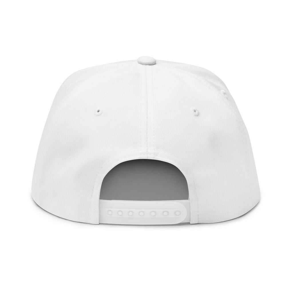 Antler Alley Cabin Logo Flat Bill Cap | Embroidered Snapback Hat