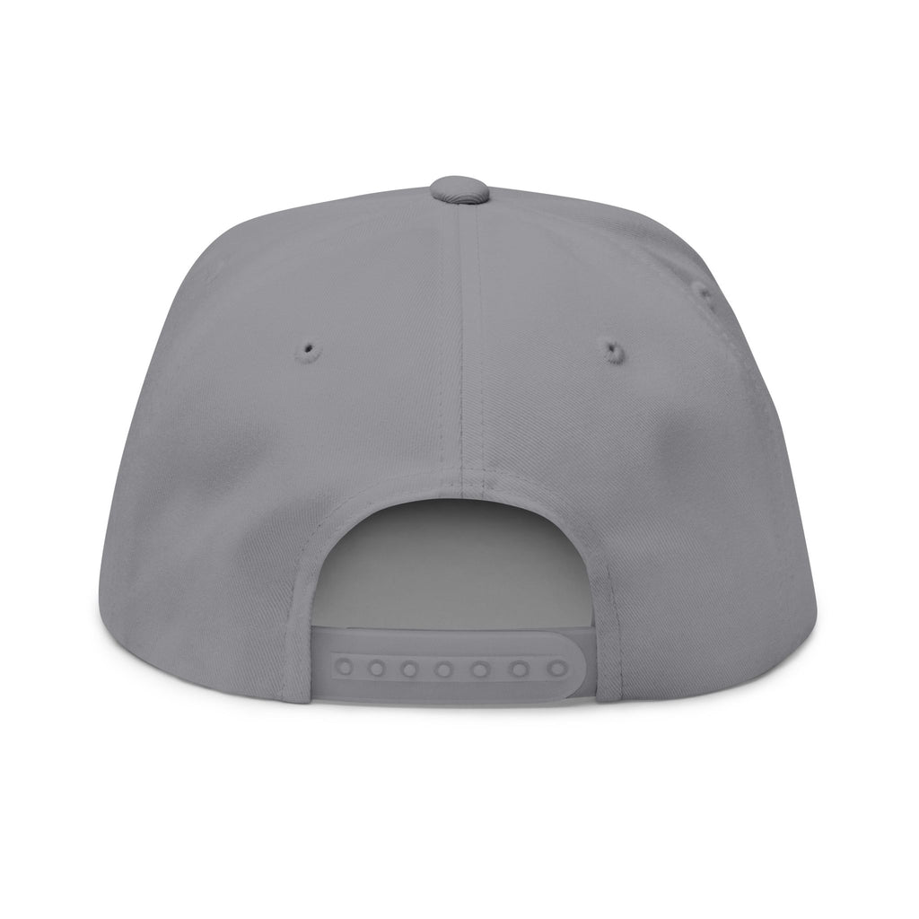 Antler Alley Cabin Logo Flat Bill Cap | Embroidered Snapback Hat