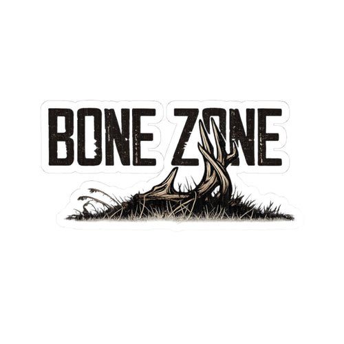 Bone Zone Sticker — Hunting Antler Graphic Kiss-Cut Sticker