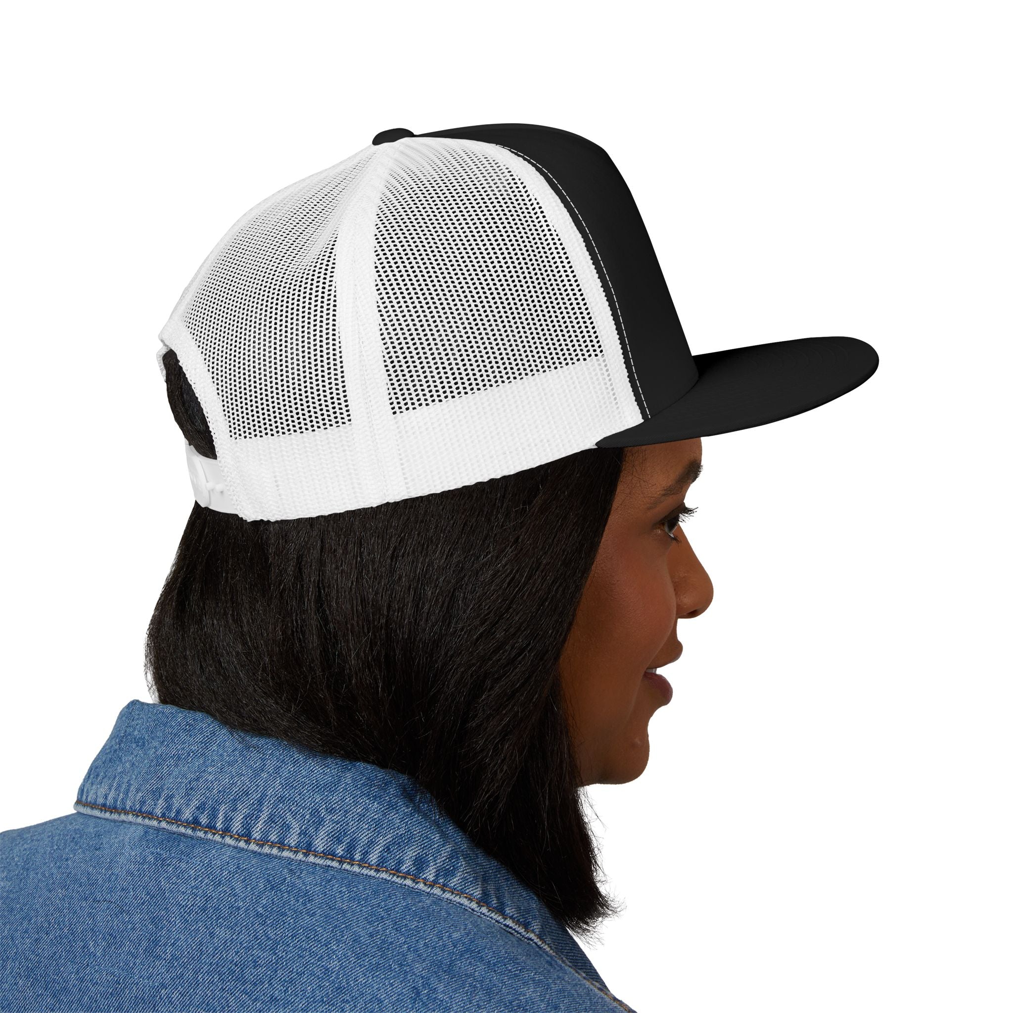 Mountains Embroidered Trucker Cap | Outdoor Hiking Patch