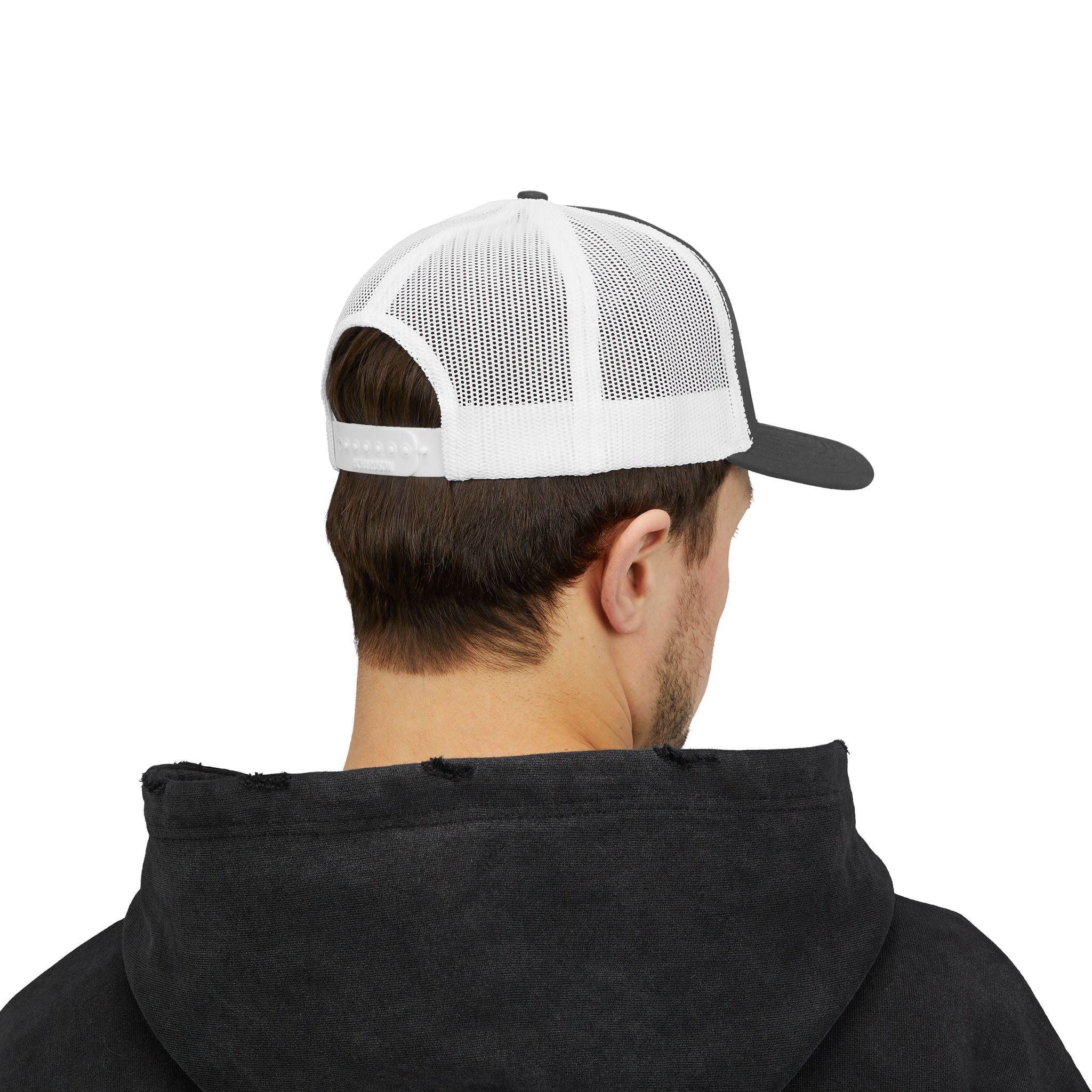 Antler Alley deer and mountain logo Snapback Cap | Trucker hat